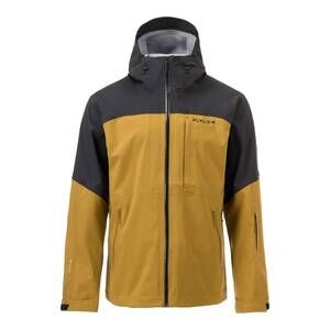 NEW FLYLOW GEAR men's malone long sleeve ski jacket in rye/black